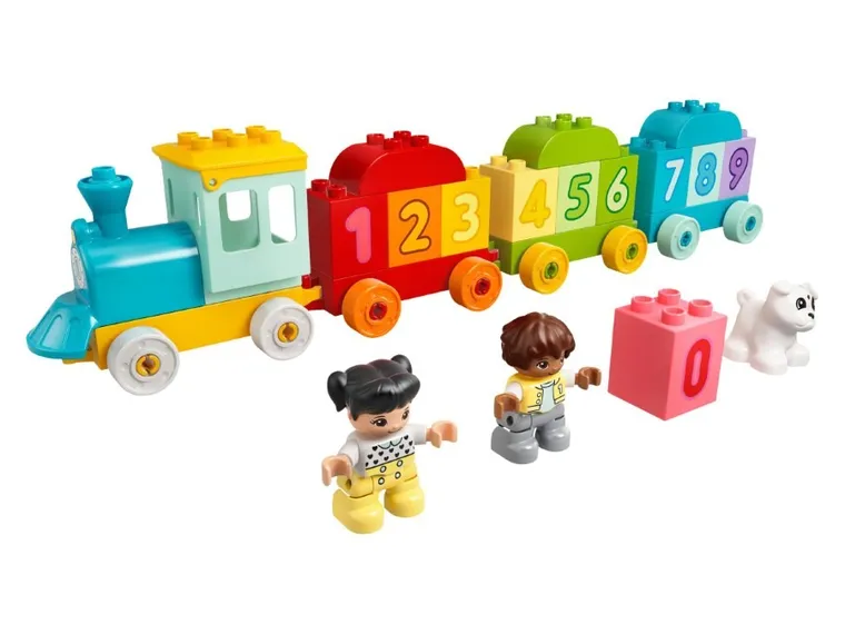 LEGO DUPLO Creative Play, Trenul cu numere - Invata sa numeri, 10954