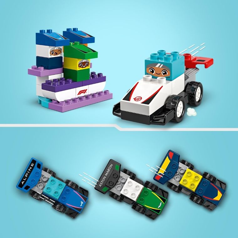 LEGO DUPLO, Echipa F1: Masini si piloti de curse, 10445