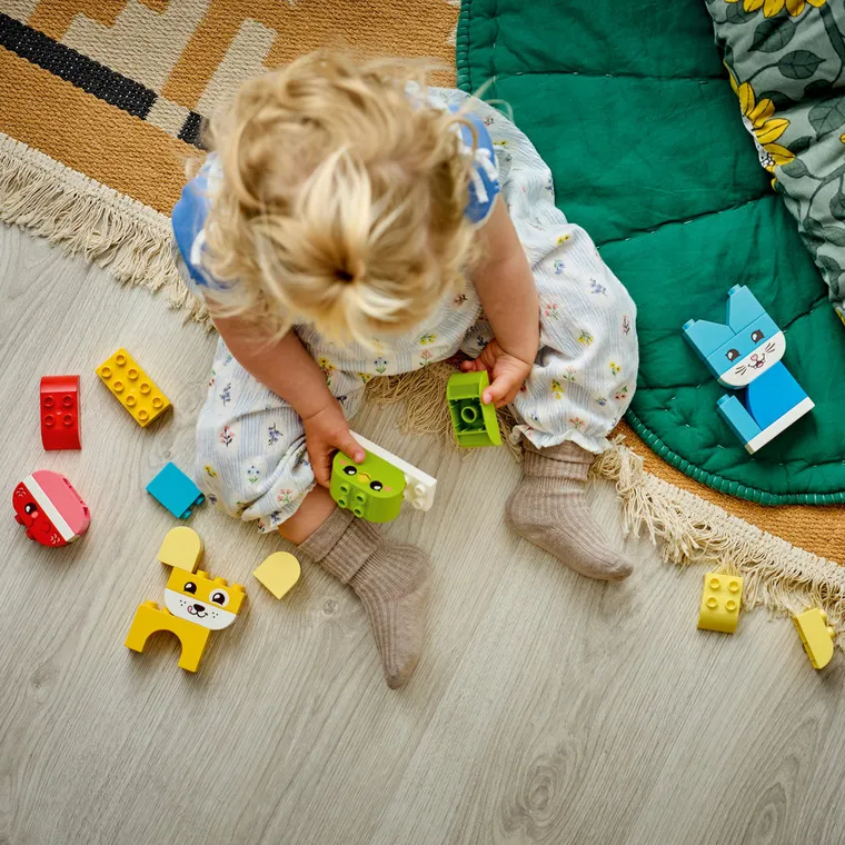 LEGO DUPLO My First, Animalute de companie creative 3 in 1, 10477