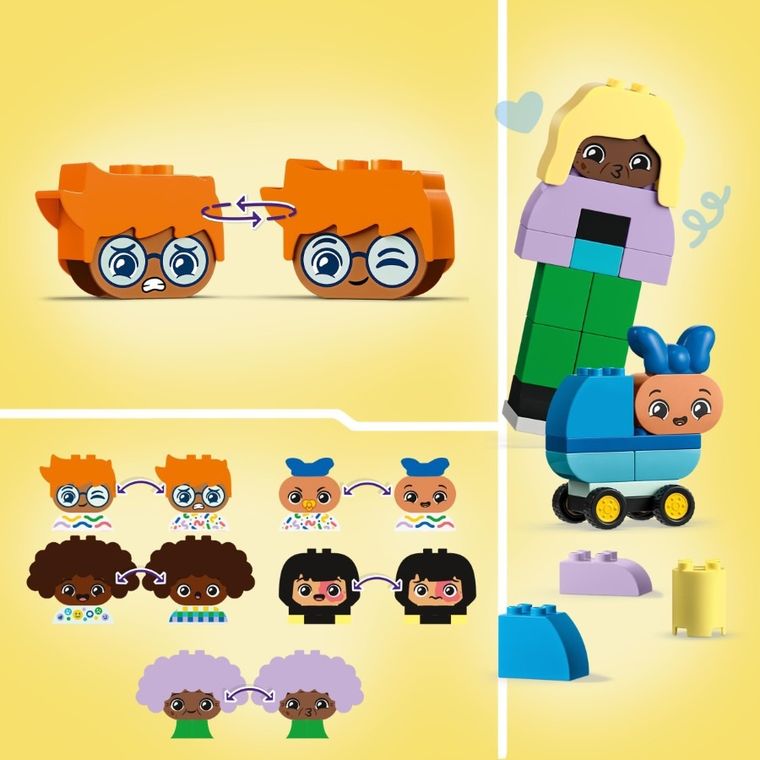 LEGO DUPLO, Oameni construibili cu emotii mari, 10423