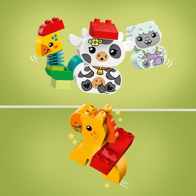 LEGO DUPLO, Tren cu animale, 10412