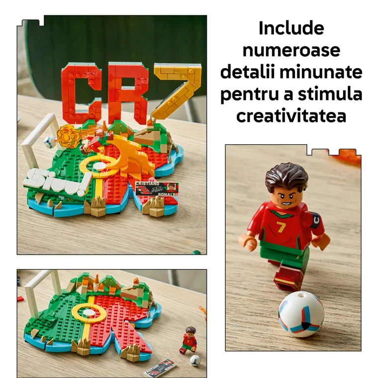 LEGO Editions Football, Cristiano Ronaldo - Momente importante din fotbal, 43012