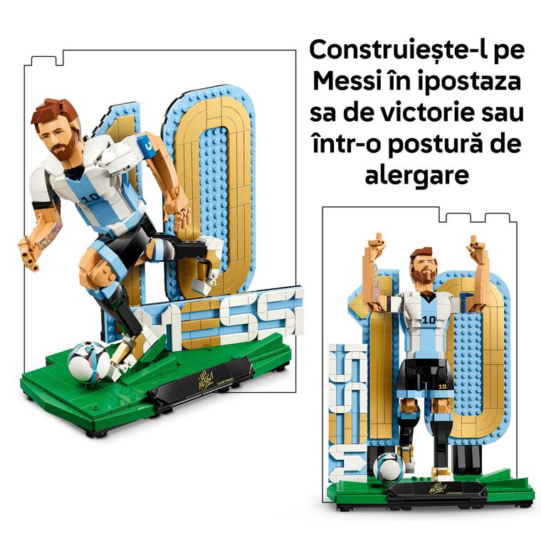 LEGO Editions Football, Lionel Messi - Legenda a fotbalului, 43015
