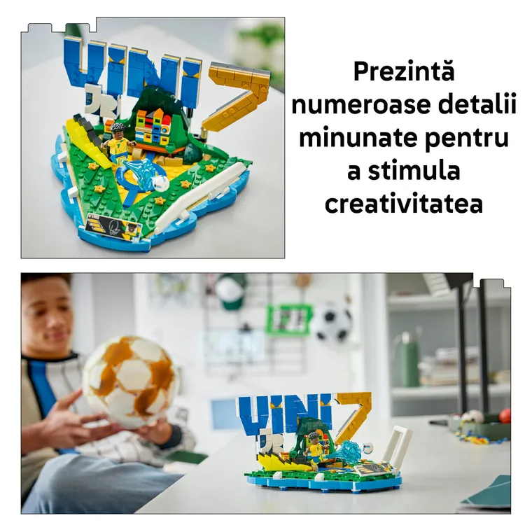LEGO Editions Football, Vini Jr. - Momente importante din fotbal, 43027