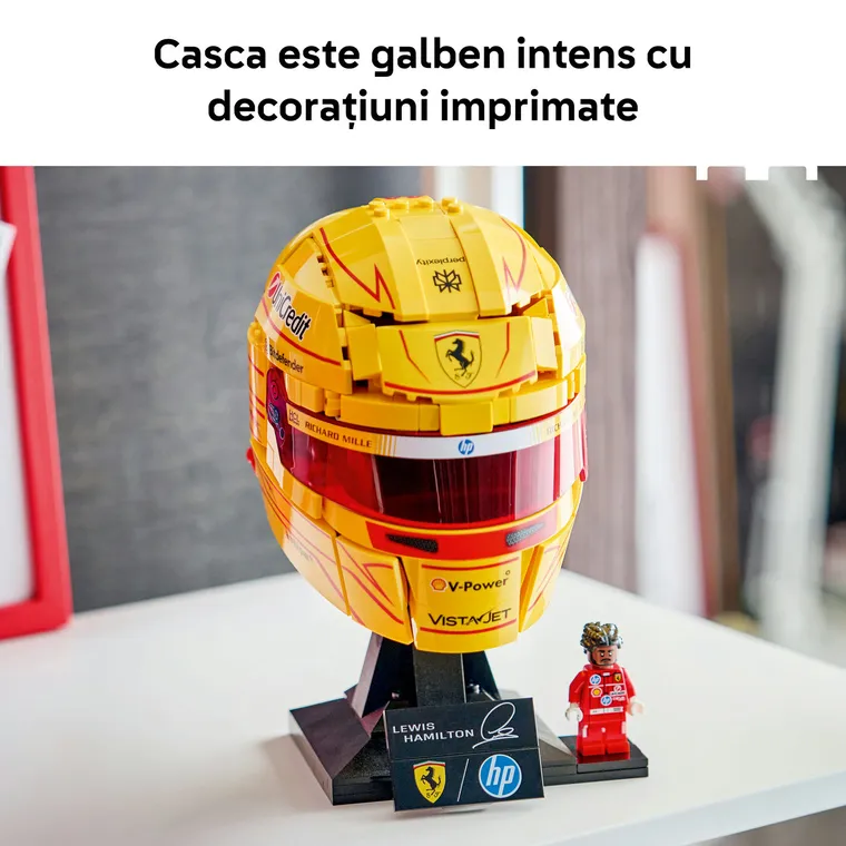 LEGO Editions Formula 1, Casca lui Lewis Hamilton Scuderia Ferrari HP, 43022