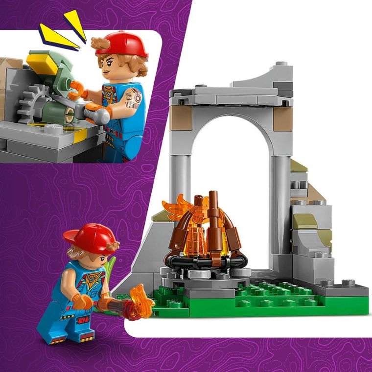 LEGO Fortnite, Tabara lui Peely si Sparkplug, 77075