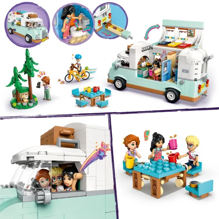 LEGO Friends, Aventura in rulota cu prietenii, 42663