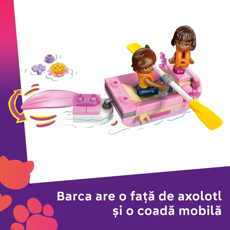 LEGO Friends, Barca-axolotl pentru aventuri, 42681