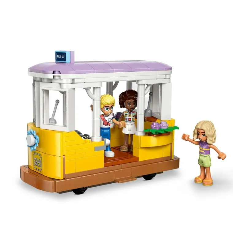 LEGO Friends, Cafenea cu multe plante si florarie, 42671