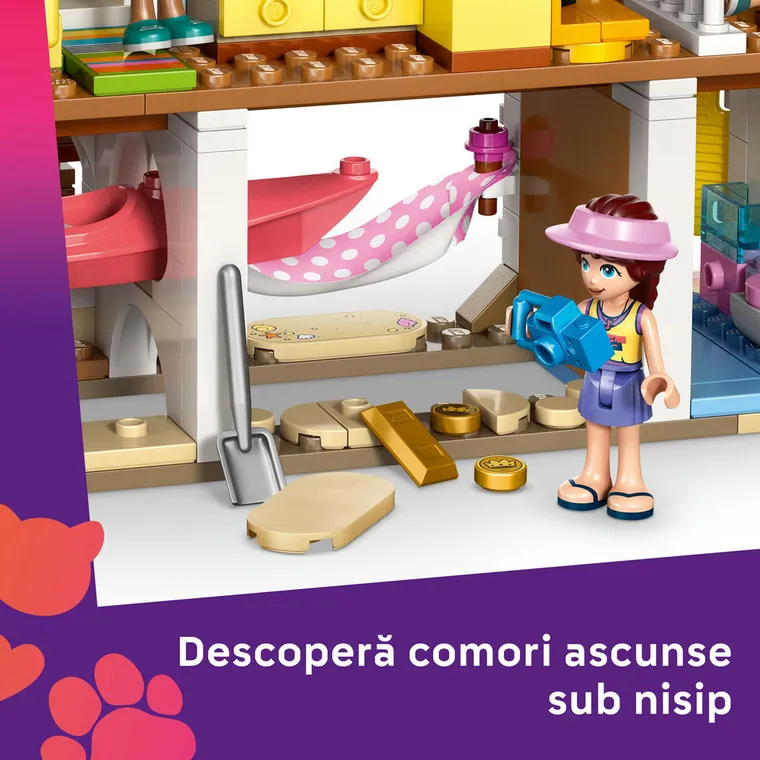 LEGO Friends, Casa pe plaja cu foci, 42699
