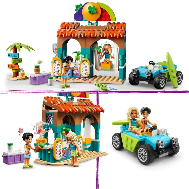LEGO Friends, Chiosc de smoothie-uri pe plaja, 42625