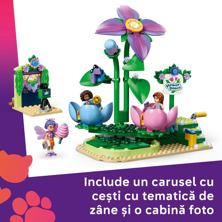 LEGO Friends, Floare rotitoare si ceasca pentru zane, 42702