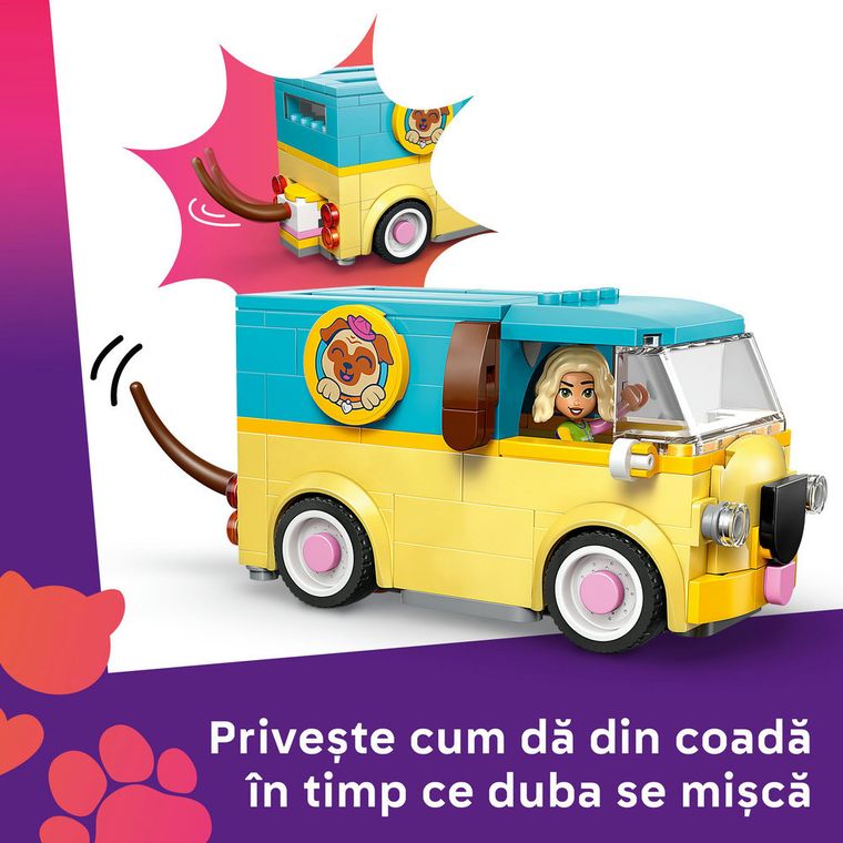 LEGO Friends, Furgoneta cu accesorii pentru animale de companie, 42678