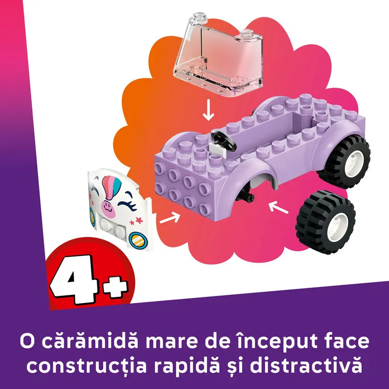 LEGO Friends, Masina-unicorn pentru livrare de torturi, 42675