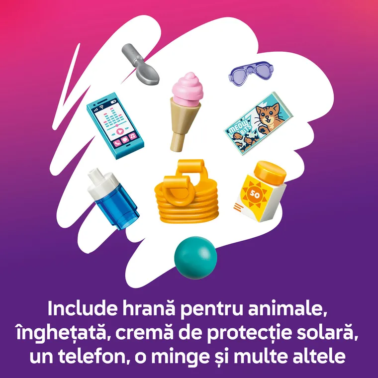 LEGO Friends, O zi distractiva in parcul acvatic, 42676