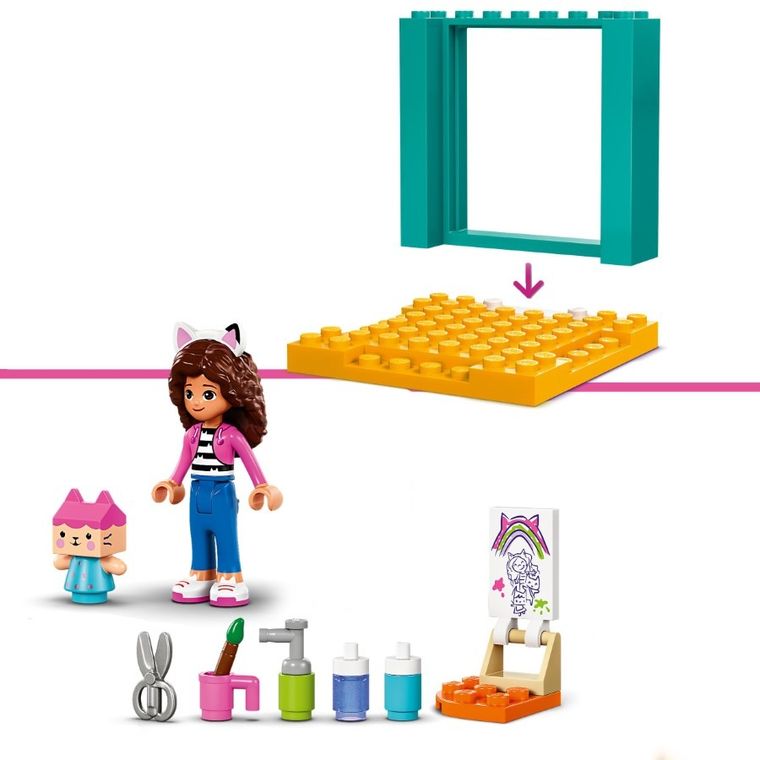 LEGO Gabby's Dollhouse, Creatii mestesugite cu Bebe Cutiuta, 10795