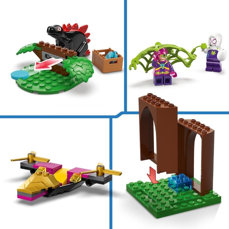 LEGO Marvel, Infruntarea dintre dinozaurii Spidey si Gobby la casa-sediu din copac, 11200