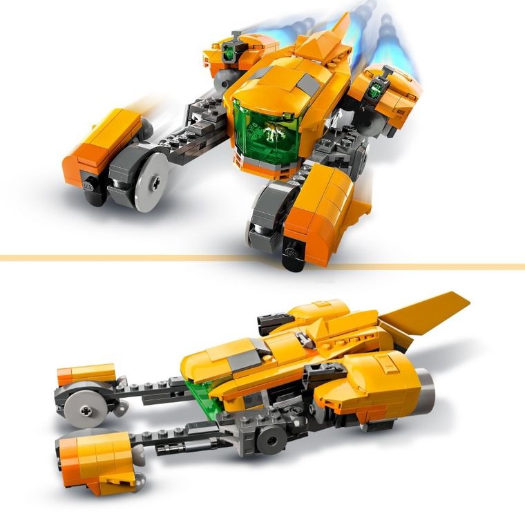 LEGO Marvel, Nava lui Baby Rocket, 76254