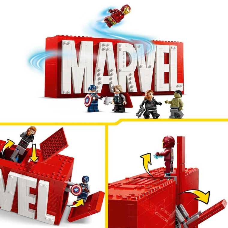 LEGO Marvel, Sigla si minifigurine MARVEL, 76313