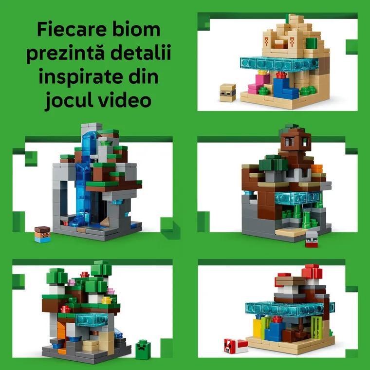 LEGO Minecraft, Minibiomuri, 21589