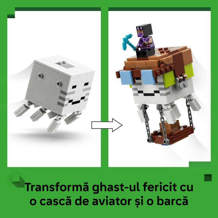 LEGO Minecraft, Statie de mobi Ghast, 21597