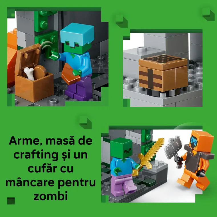 LEGO Minecraft, Temnita cu zombi, 21587