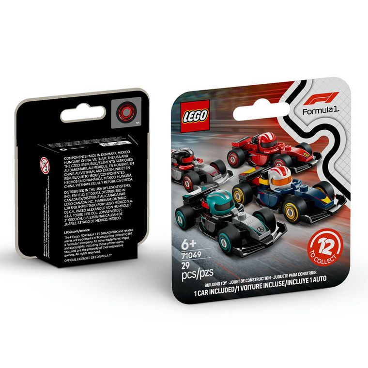 LEGO Minifigures, Masini de curse F1 de colectie, 71049
