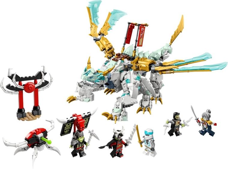 LEGO NINJAGO, Creatura Dragon de gheata a lui Zane, 71786 - smyk.ro