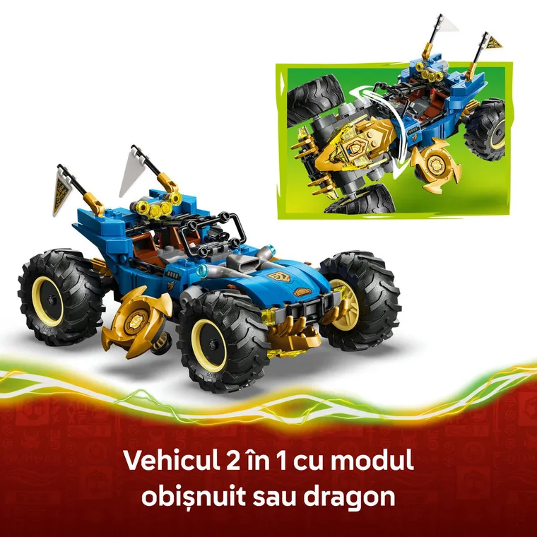 LEGO NINJAGO, Masina transformabila a lui Jay, 71856