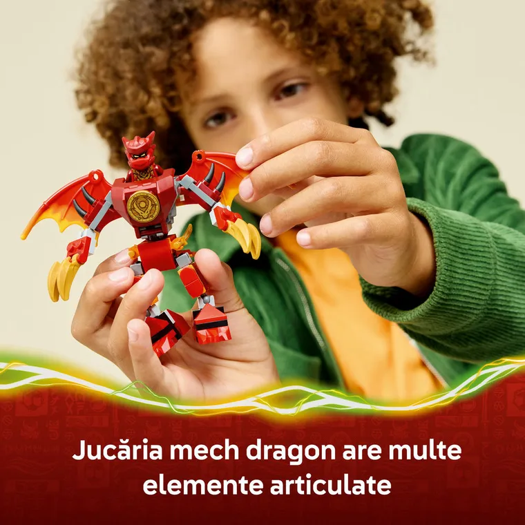 LEGO NINJAGO, Pachet de lupta cu robotul dragon al lui Kai, 71851