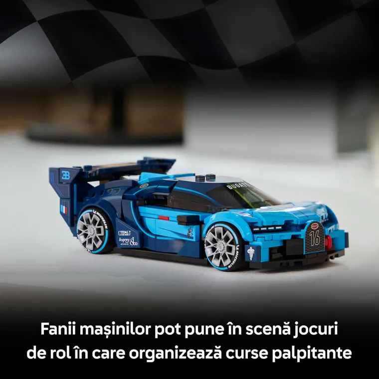 LEGO Speed Champions, Hipermasina sport Bugatti Vision GT, 77253
