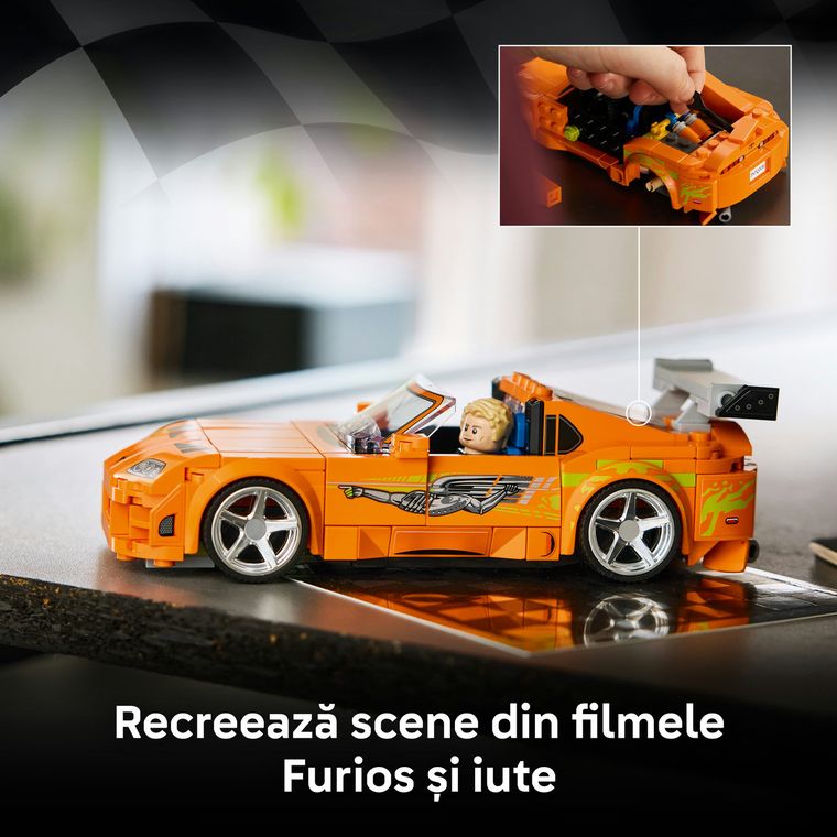 LEGO Speed Champions, Toyota Supra MK4 din Furios si iute, 77260