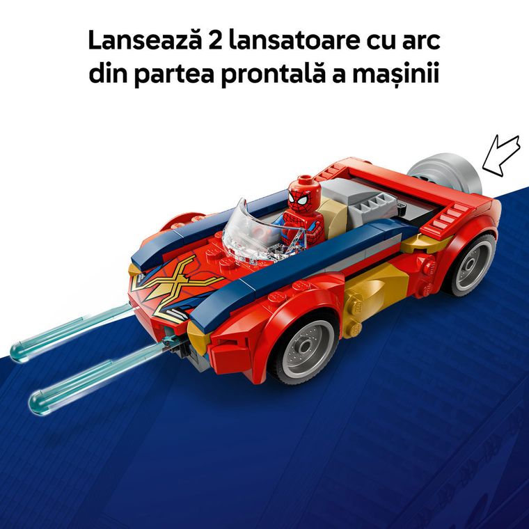 LEGO Super Heroes, Omul Paianjen in masina vs Wolverine venomizat, 76336