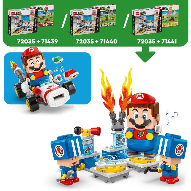 LEGO Super Mario, Mario Kart - Garajul lui Toad, 72035
