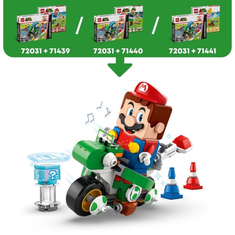 LEGO Super Mario, Mario Kart - Yoshi Bike, 72031