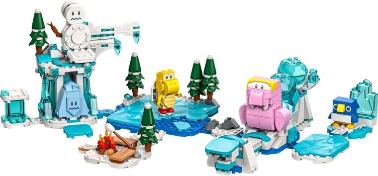 LEGO Super Mario, Set de extindere Morsel si aventura lui in zapada, 71417
