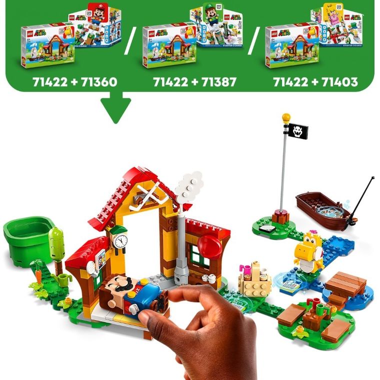 LEGO Super Mario, Set de extindere Picnic la casa lui Mario, 71422