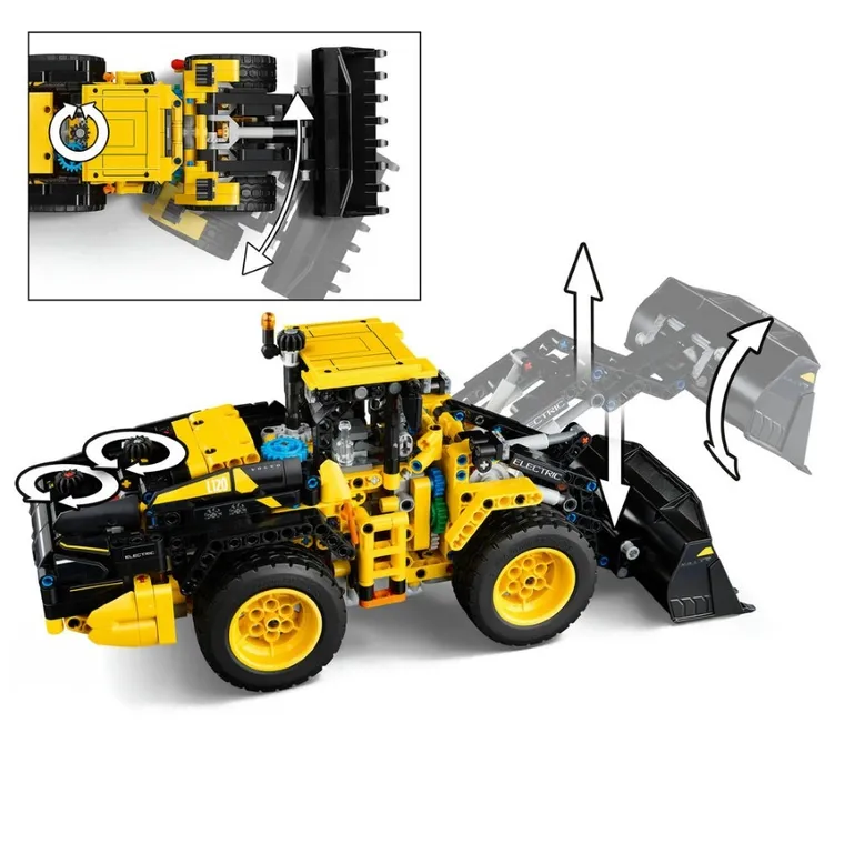 LEGO Technic, Incarcator frontal Volvo L120 Electric, 42209