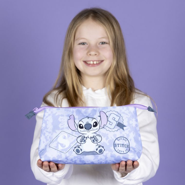 Lilo si Stitch, penar etui, albastru