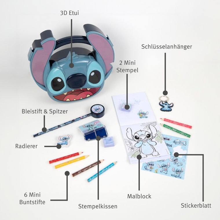 Lilo si Stitch, set artistic, 16 piese
