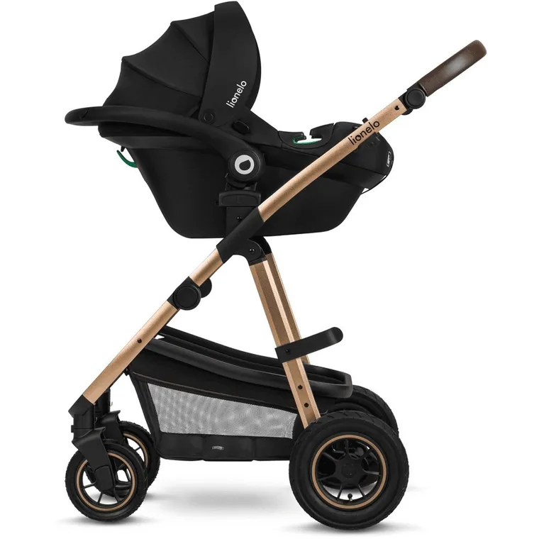 Lionelo, Amber, carucior multifunctional 3in1, Black Onyx