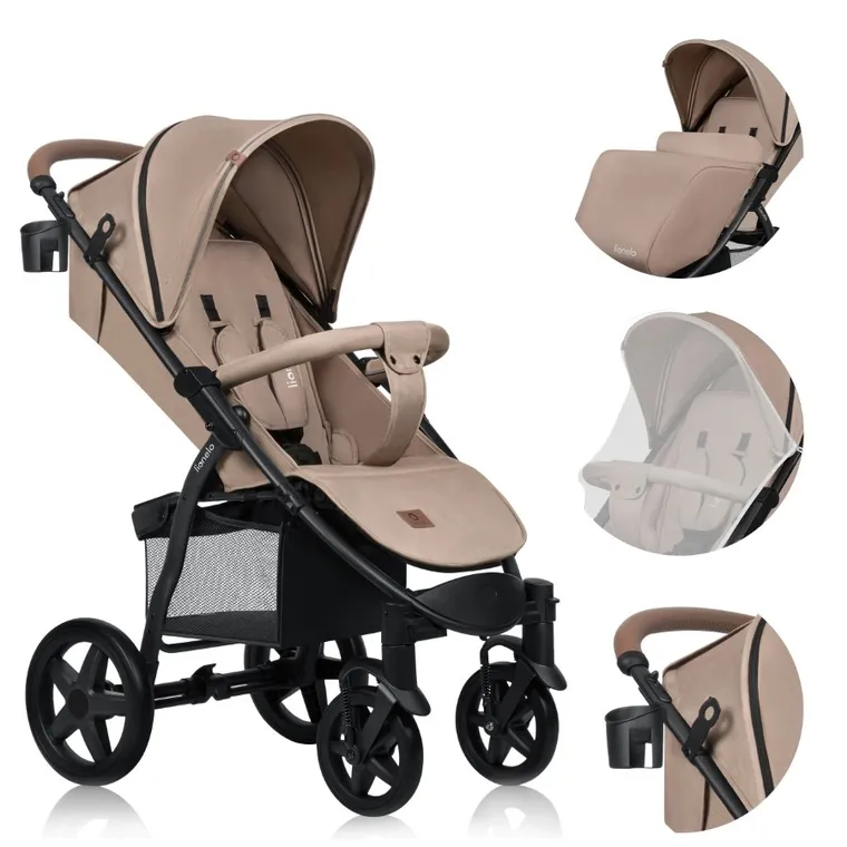 Lionelo, Annet Plus, carucior sport, Beige Sand