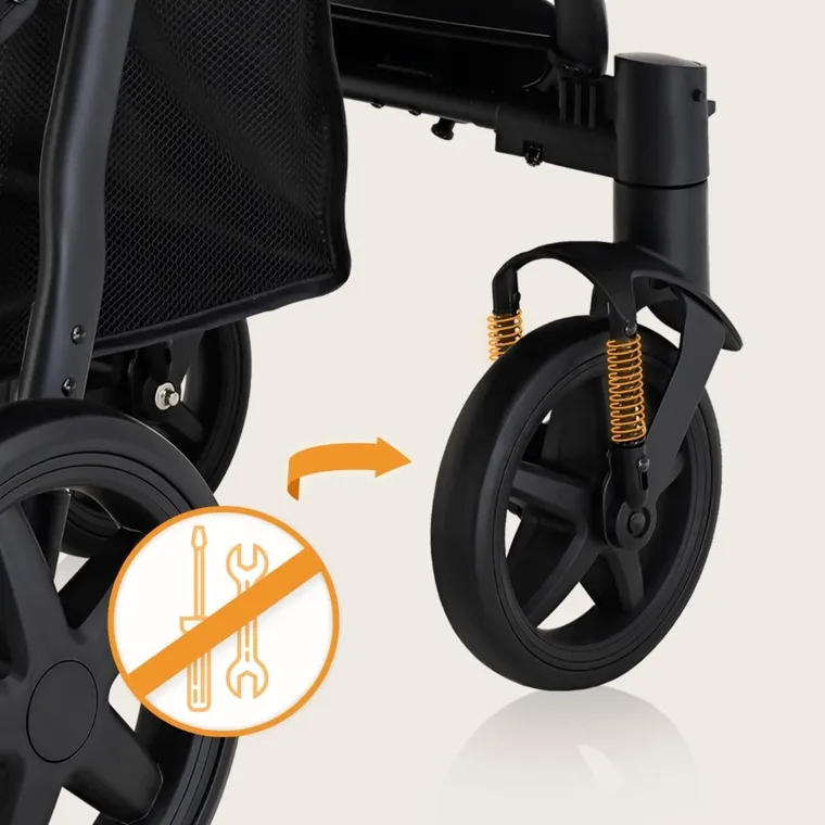 Lionelo, Annet Plus, carucior sport, Black Carbon