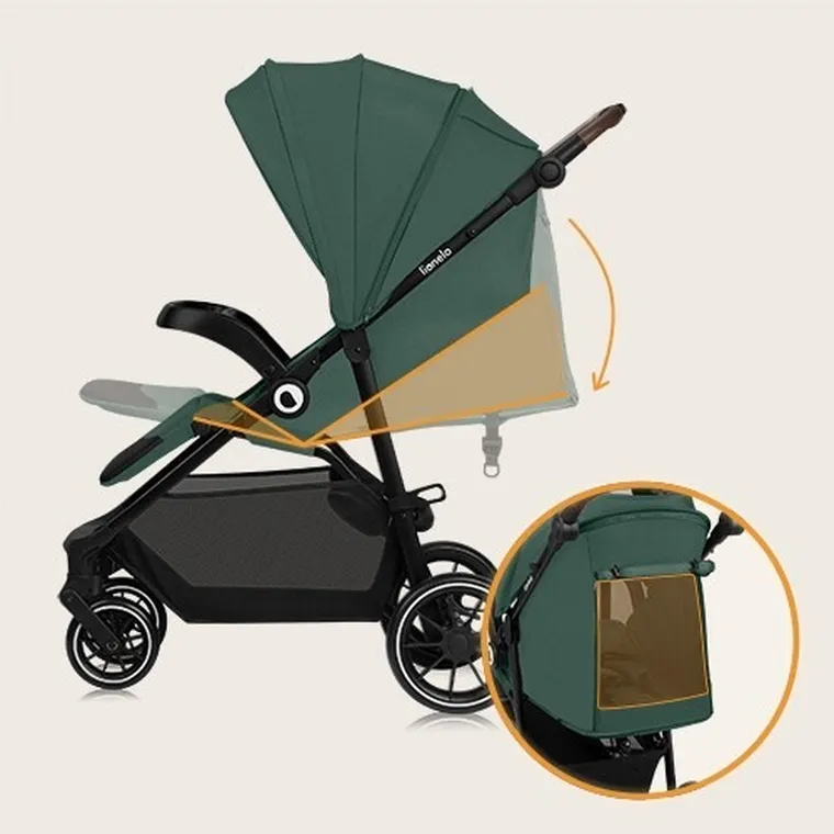Lionelo, Annet Plus, carucior sport, Green Forest