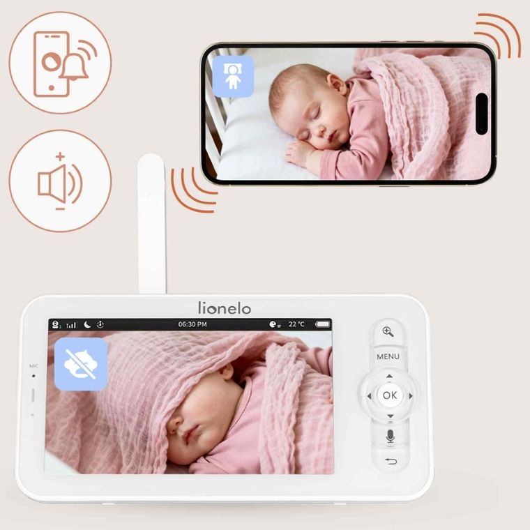Lionelo, Babyline 9.2, baby monitor