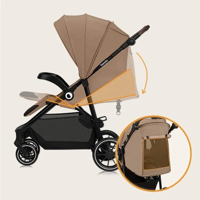 Lionelo, Emma One, carucior sport, Beige Sand