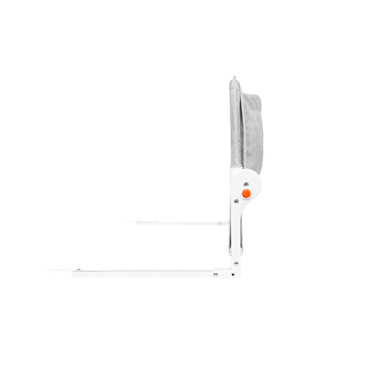 Lionelo, Eva, bariera de protectie pentru patut, Grey Melange