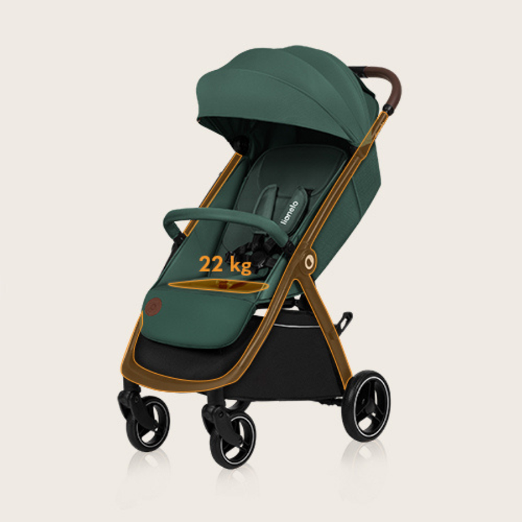 Lionelo, Ingrid, carucior pentru plimbare, Green Emerald