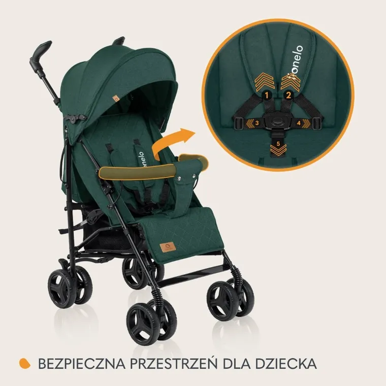 Lionelo, Irma, carucior sport, Green Forest