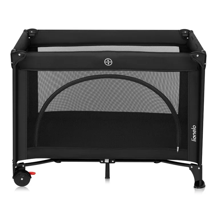 Lionelo, Laura, patut de volaj compact 2in1, Black Carbon